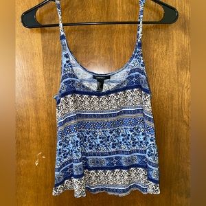 Blue Forever 21 Tank Top - SIZE S